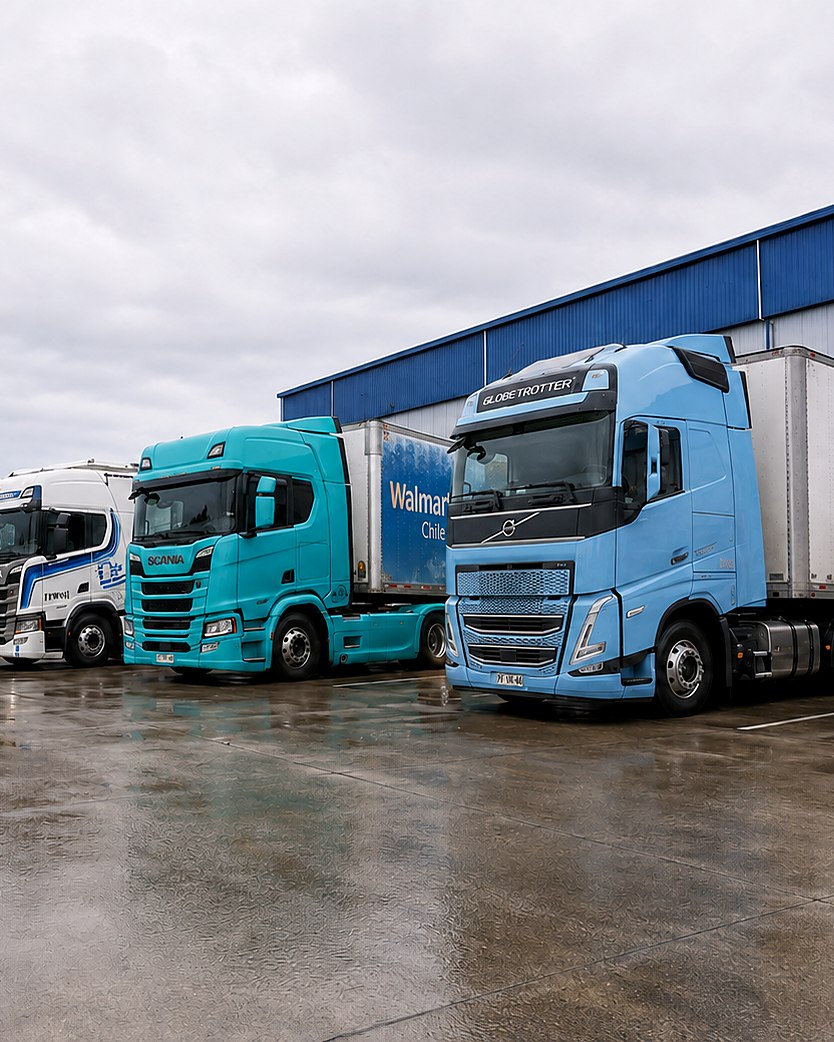 Equipos de Transporte JJC en el centro de distribución
